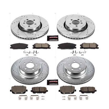 PowerStop Power Stop 14-19 Dodge Charger Front & Rear Z23 Evolution Sport Brake Kit K7051