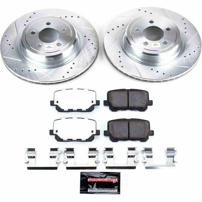 PowerStop Power Stop 14-19 Dodge Charger Rear Z26 Street Warrior Brake Kit K7052-26