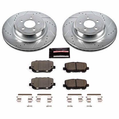 PowerStop Power Stop 14-19 Dodge Charger Rear Z23 Evolution Sport Brake Kit K7052