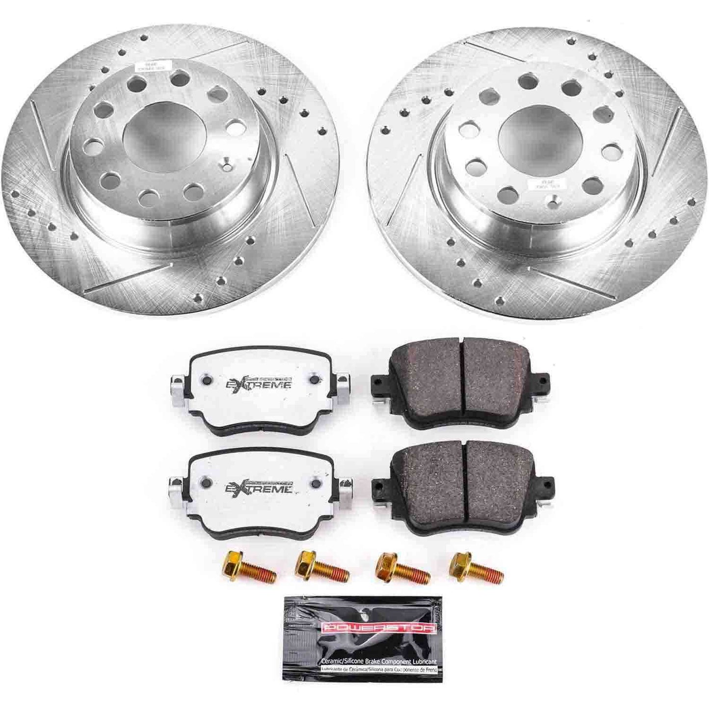 PowerStop Power Stop 15-18 Volkswagen Golf Rear Z26 Street Warrior Brake Kit K7053-26