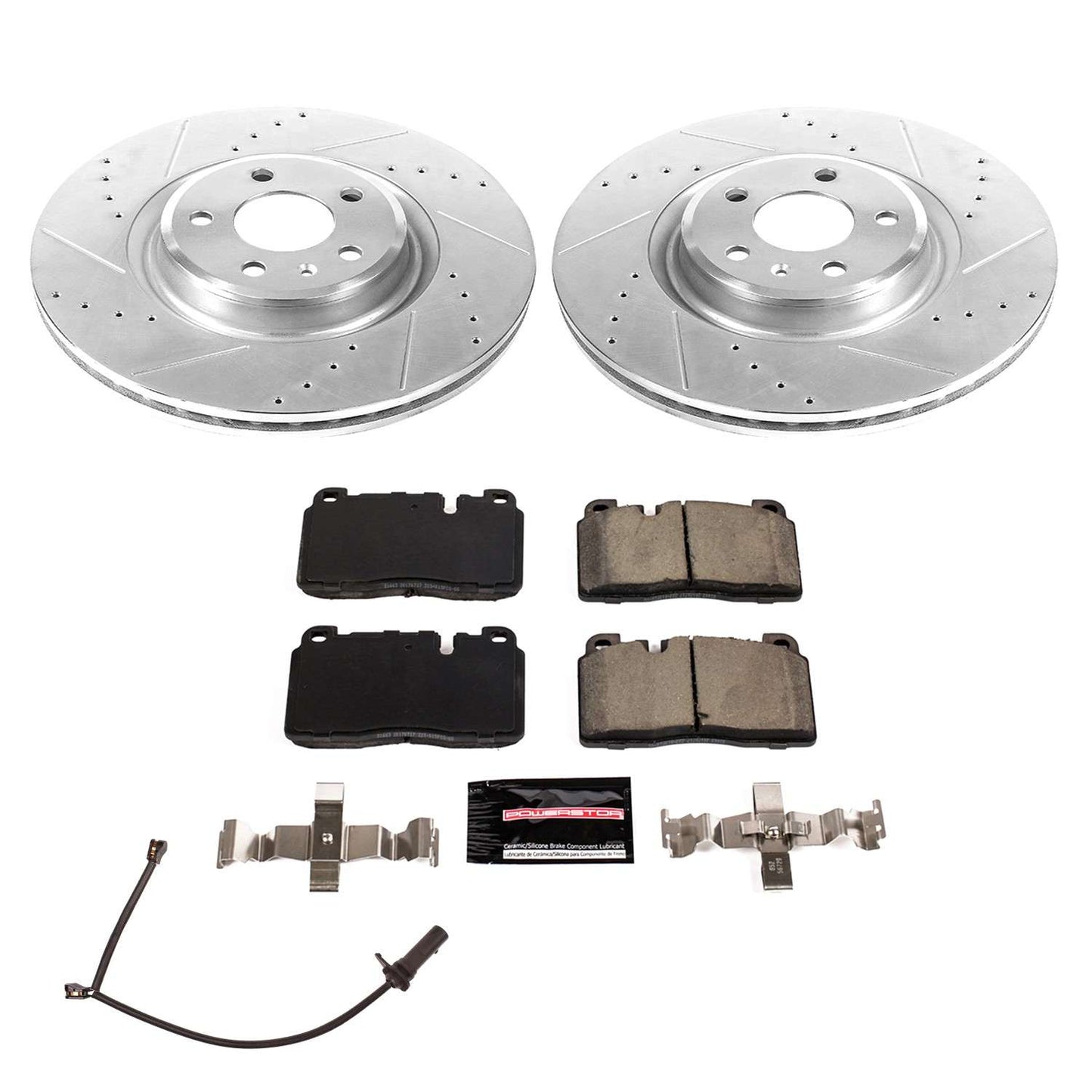 PowerStop Power Stop 17-18 Audi A6 Front Z23 Evolution Sport Brake Kit K7073