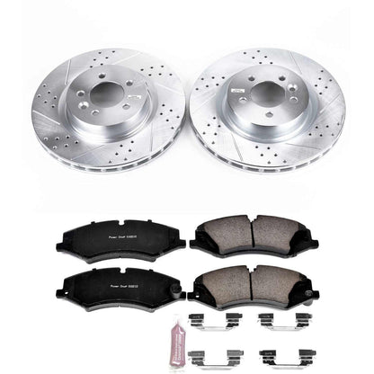PowerStop Power Stop 2017 Land Rover Discovery Front Z23 Evolution Sport Brake Kit K7079