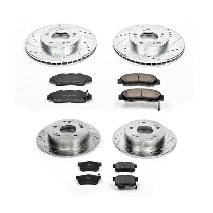 PowerStop Power Stop 97-01 Acura Integra Front & Rear Z23 Evolution Sport Brake Kit K707