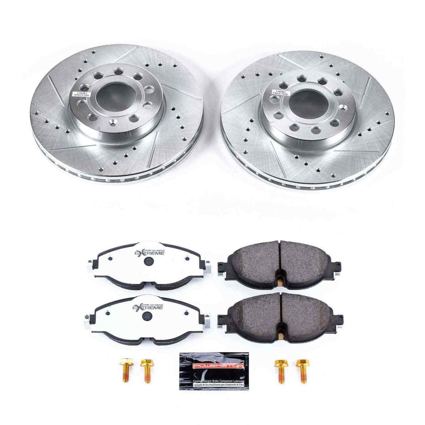 PowerStop Power Stop 15-18 Audi A3 Front Z26 Street Warrior Brake Kit K7080-26