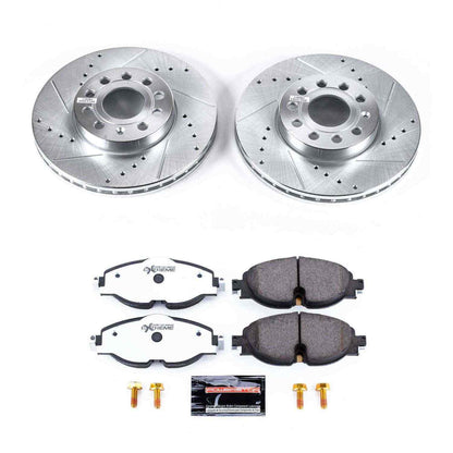 PowerStop Power Stop 15-18 Audi A3 Front Z26 Street Warrior Brake Kit K7080-26