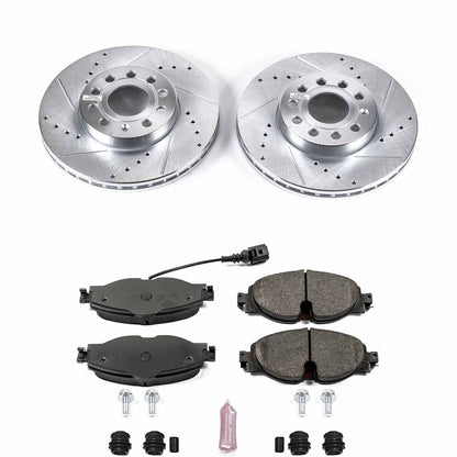 PowerStop Power Stop 15-18 Audi A3 Front Z23 Evolution Sport Brake Kit K7080