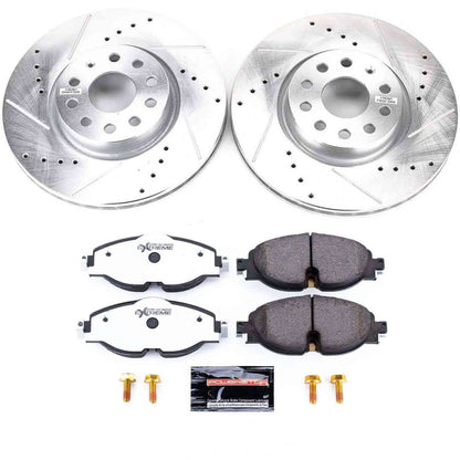 PowerStop Power Stop 15-18 Audi A3 Front Z26 Street Warrior Brake Kit K7082-26