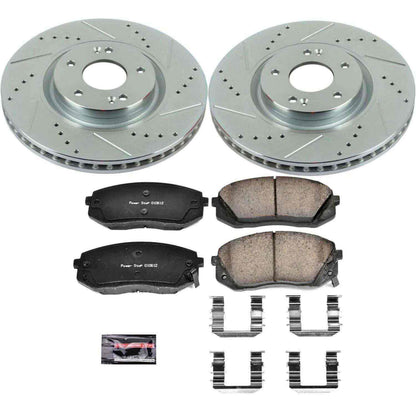 PowerStop Power Stop 15-16 Hyundai Sonata Front Z23 Evolution Sport Brake Kit K7083