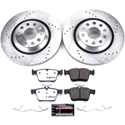 PowerStop Power Stop 17-18 Audi RS3 Rear Z26 Street Warrior Brake Kit K7084-26