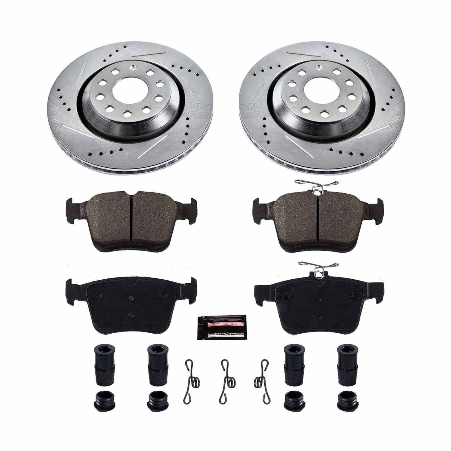 PowerStop Power Stop 17-18 Audi RS3 Rear Z23 Evolution Sport Brake Kit K7084