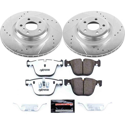 PowerStop Power Stop 11-15 BMW 750i Rear Z26 Street Warrior Brake Kit K7087-26