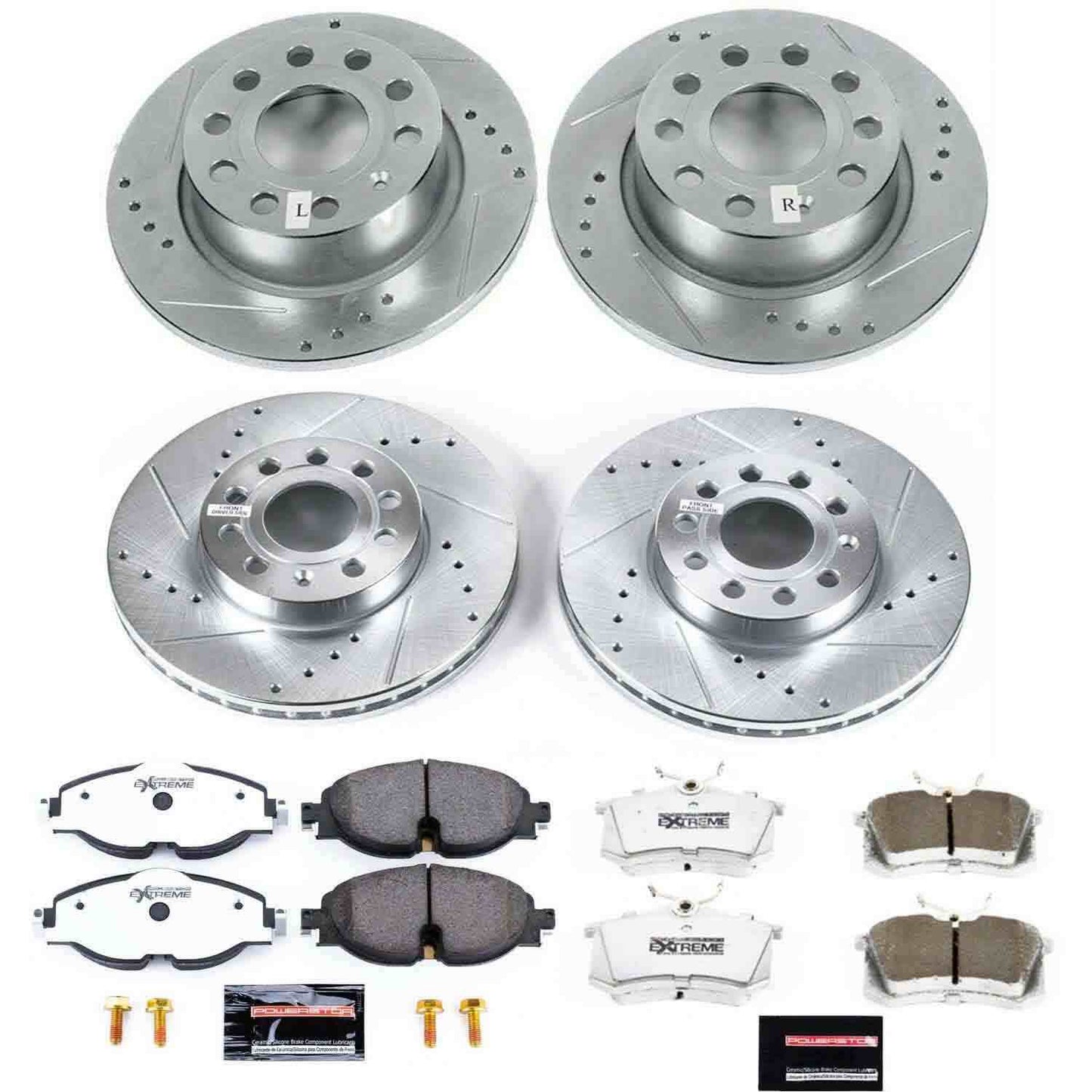 PowerStop Power Stop 15-16 Volkswagen Golf Front & Rear Z26 Street Warrior Brake Kit K7109-26
