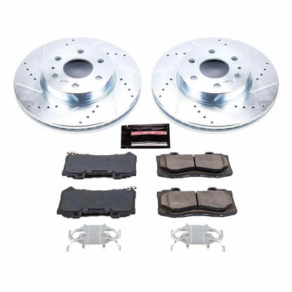 PowerStop Power Stop 15-18 Chevrolet Colorado Front Z23 Evolution Sport Brake Kit K7126