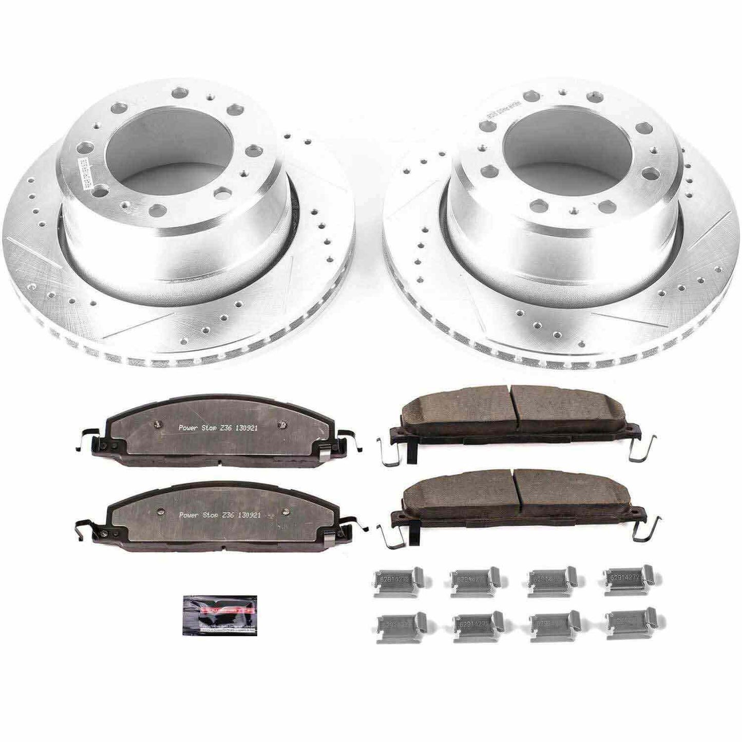 PowerStop Power Stop 13-18 Ram 3500 Rear Z36 Truck & Tow Brake Kit K7131-36