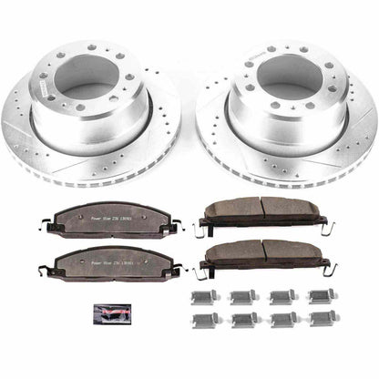 PowerStop Power Stop 13-18 Ram 3500 Rear Z36 Truck & Tow Brake Kit K7131-36