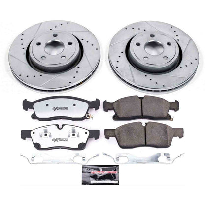 PowerStop Power Stop 16-19 Jeep Grand Cherokee Front Z36 Truck & Tow Brake Kit K7133-36