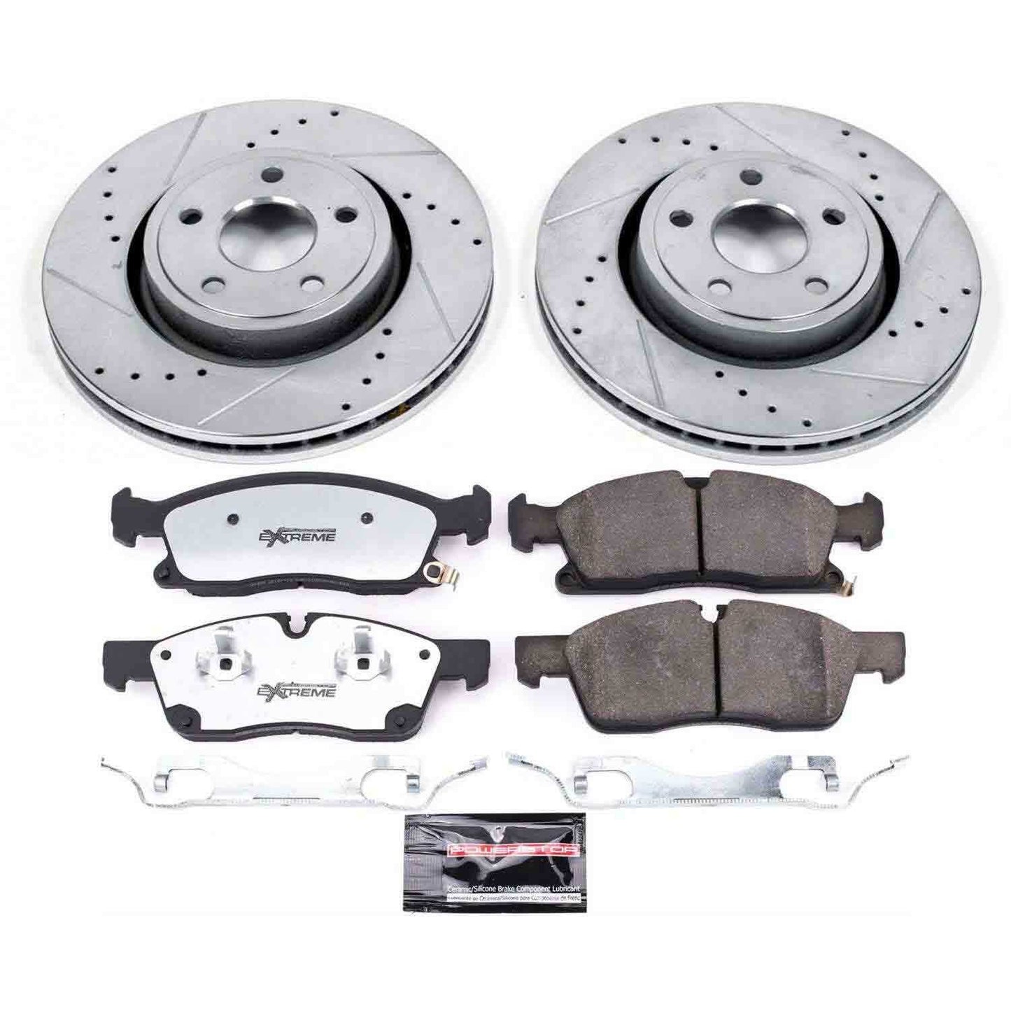 PowerStop Power Stop 16-19 Jeep Grand Cherokee Front Z36 Truck & Tow Brake Kit K7133-36