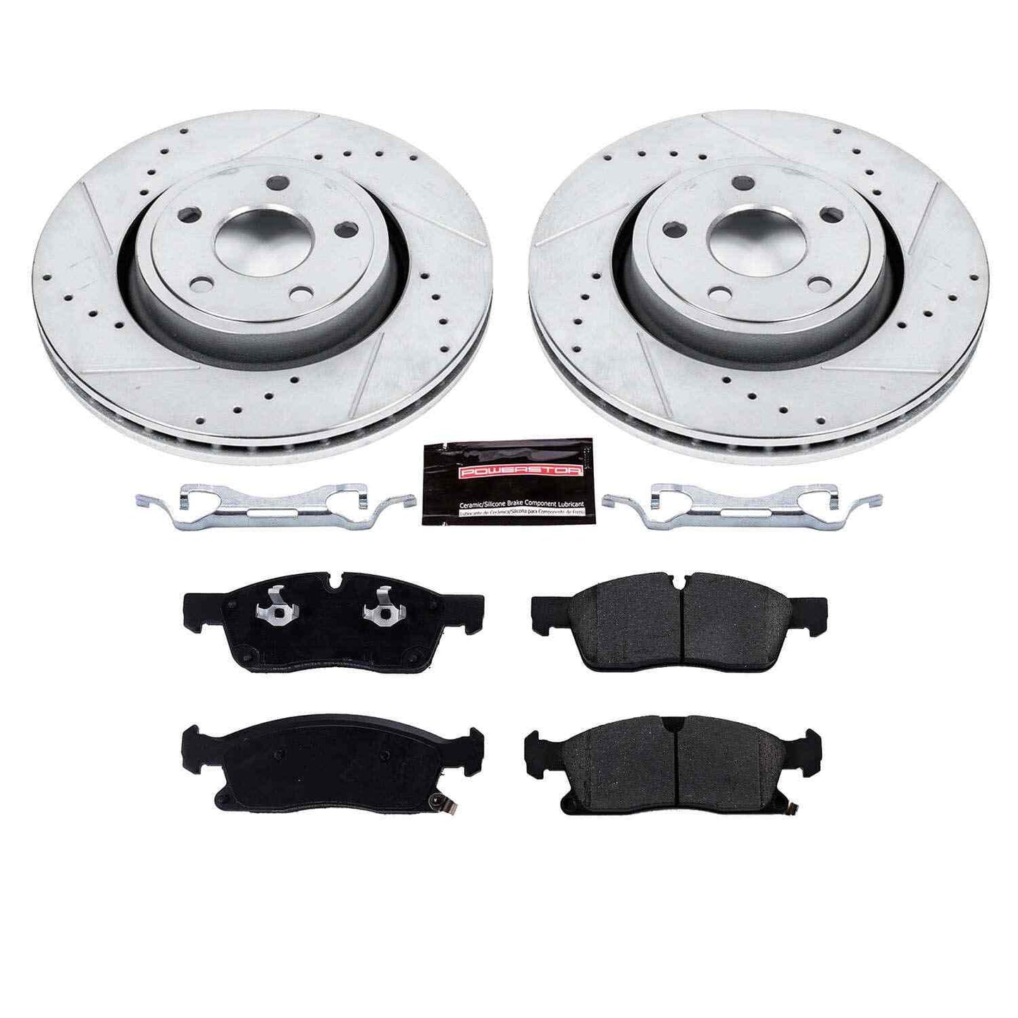 PowerStop Power Stop 16-19 Jeep Grand Cherokee Front Z23 Evolution Sport Brake Kit K7133