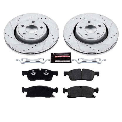 PowerStop Power Stop 16-19 Jeep Grand Cherokee Front Z23 Evolution Sport Brake Kit K7133