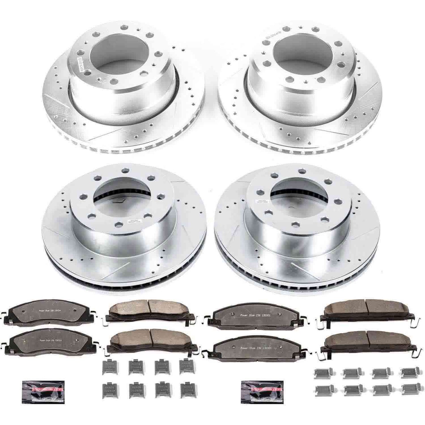 PowerStop Power Stop 13-18 Ram 3500 Front & Rear Z36 Truck & Tow Brake Kit K7141-36