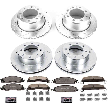 PowerStop Power Stop 13-18 Ram 3500 Front & Rear Z36 Truck & Tow Brake Kit K7141-36