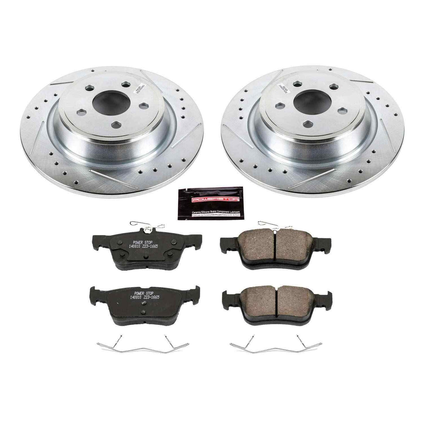 PowerStop Power Stop 15-19 Ford Edge Rear Z23 Evolution Sport Brake Kit K7144