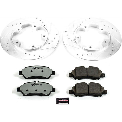 PowerStop Power Stop 15-19 Ford Transit-150 Rear Z36 Truck & Tow Brake Kit K7145-36