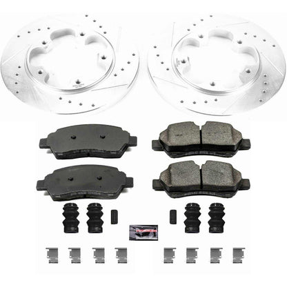 PowerStop Power Stop 15-19 Ford Transit-150 Rear Z23 Evolution Sport Brake Kit K7145