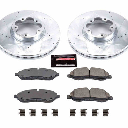 PowerStop Power Stop 15-18 Ford Transit-350 HD Front Z23 Evolution Sport Brake Kit K7148