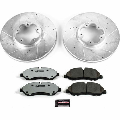 PowerStop Power Stop 15-19 Ford Transit-150 Front Z36 Truck & Tow Brake Kit K7150-36