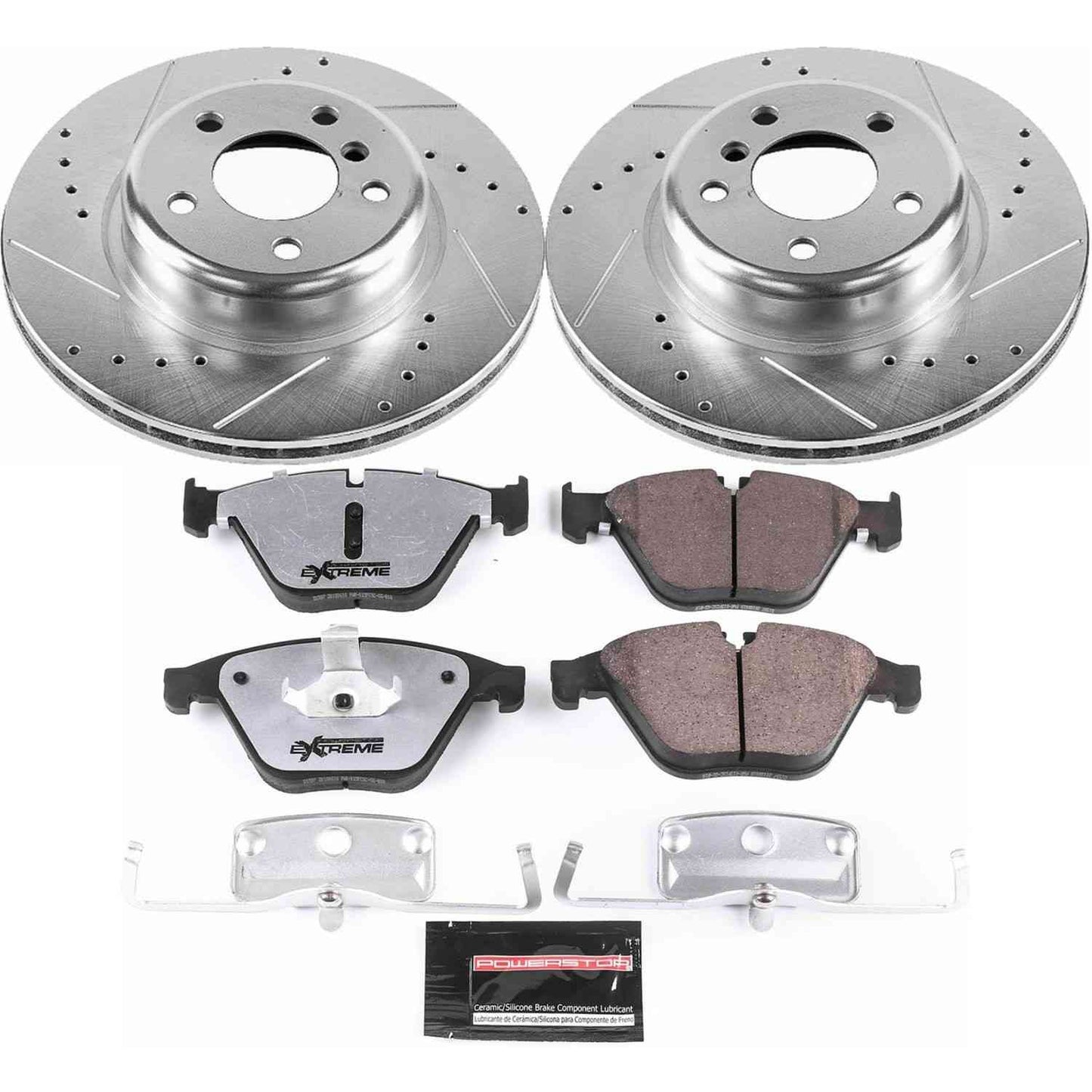 PowerStop Power Stop 14-16 BMW 528i Front Z26 Street Warrior Brake Kit K7163-26