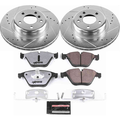 PowerStop Power Stop 14-16 BMW 528i Front Z26 Street Warrior Brake Kit K7163-26