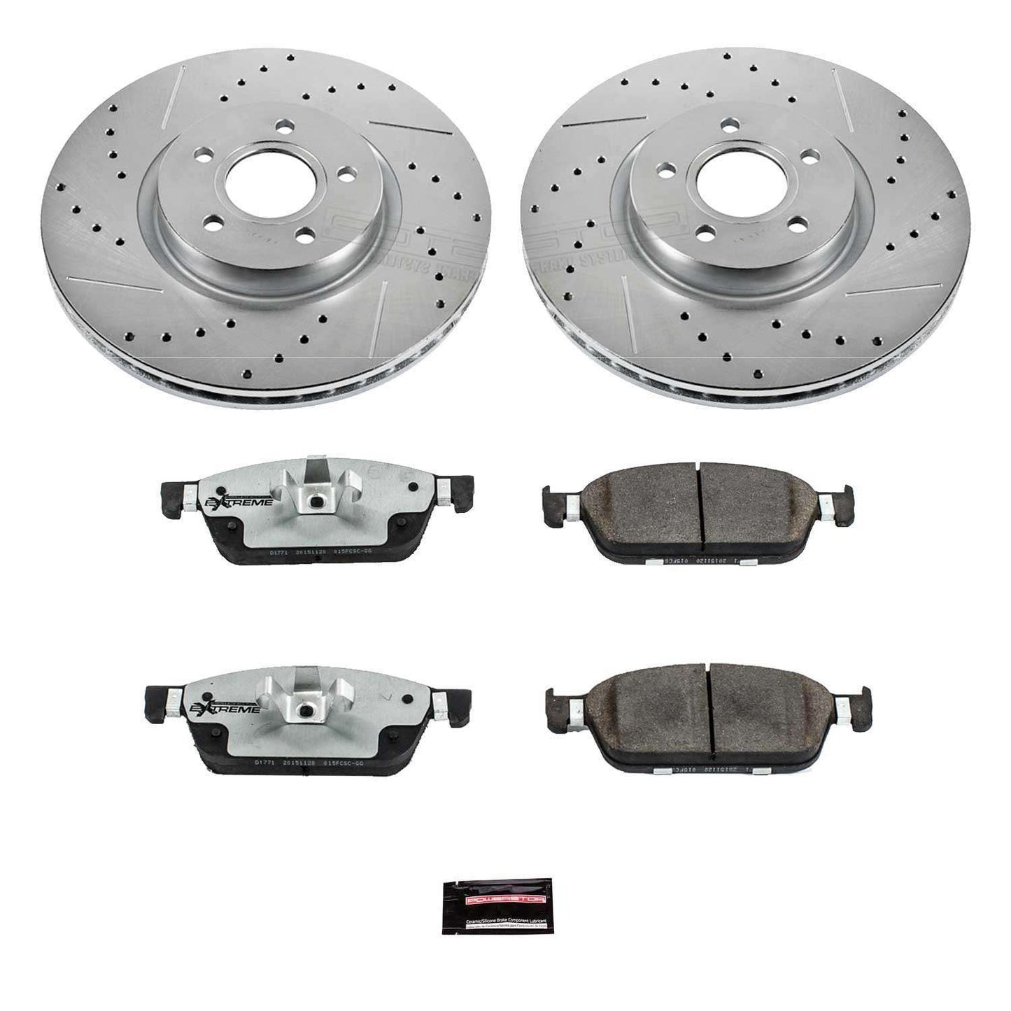 PowerStop Power Stop 15-18 Ford Focus Front Z26 Street Warrior Brake Kit K7208-26