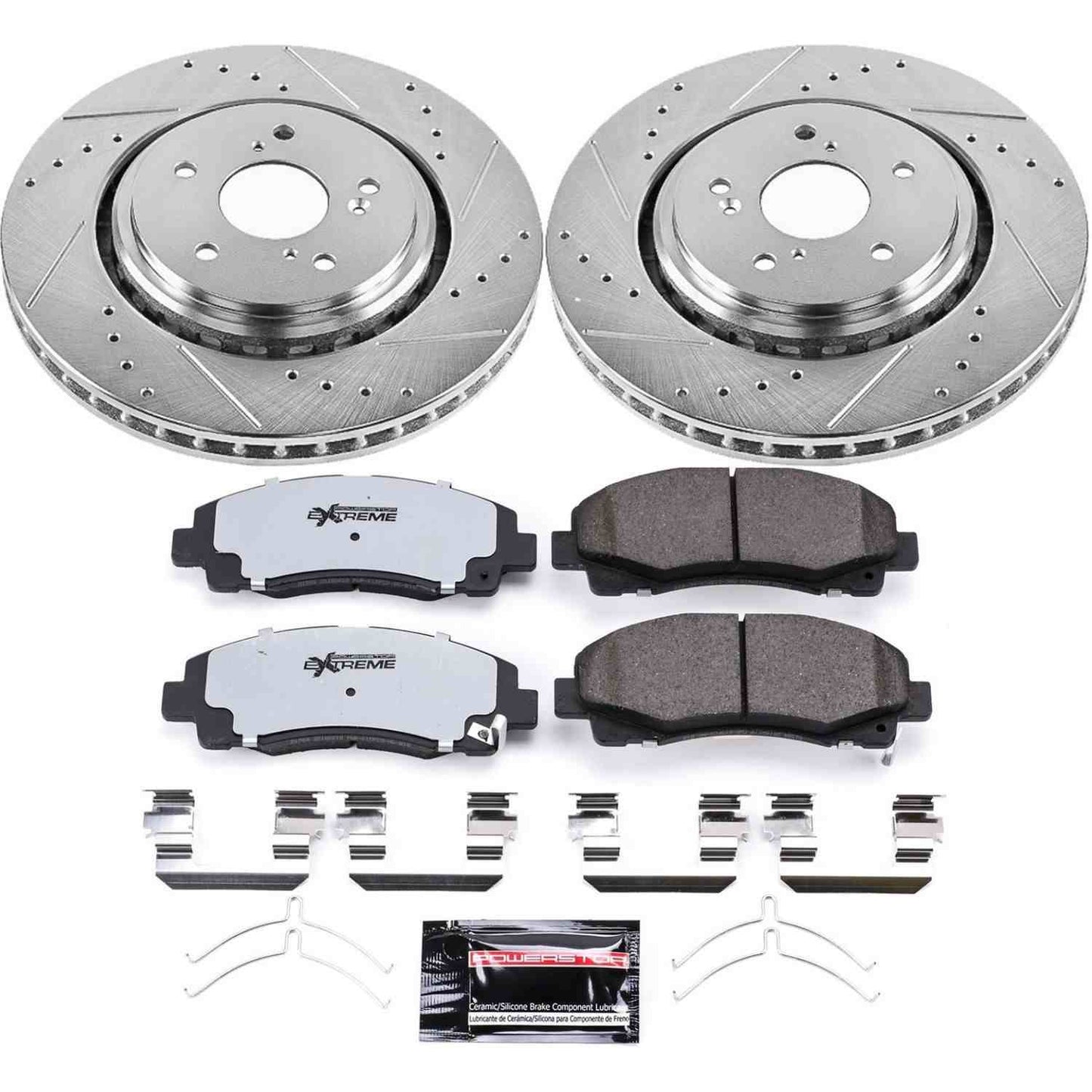 PowerStop Power Stop 15-19 Acura TLX Front Z36 Truck & Tow Brake Kit K7214-36