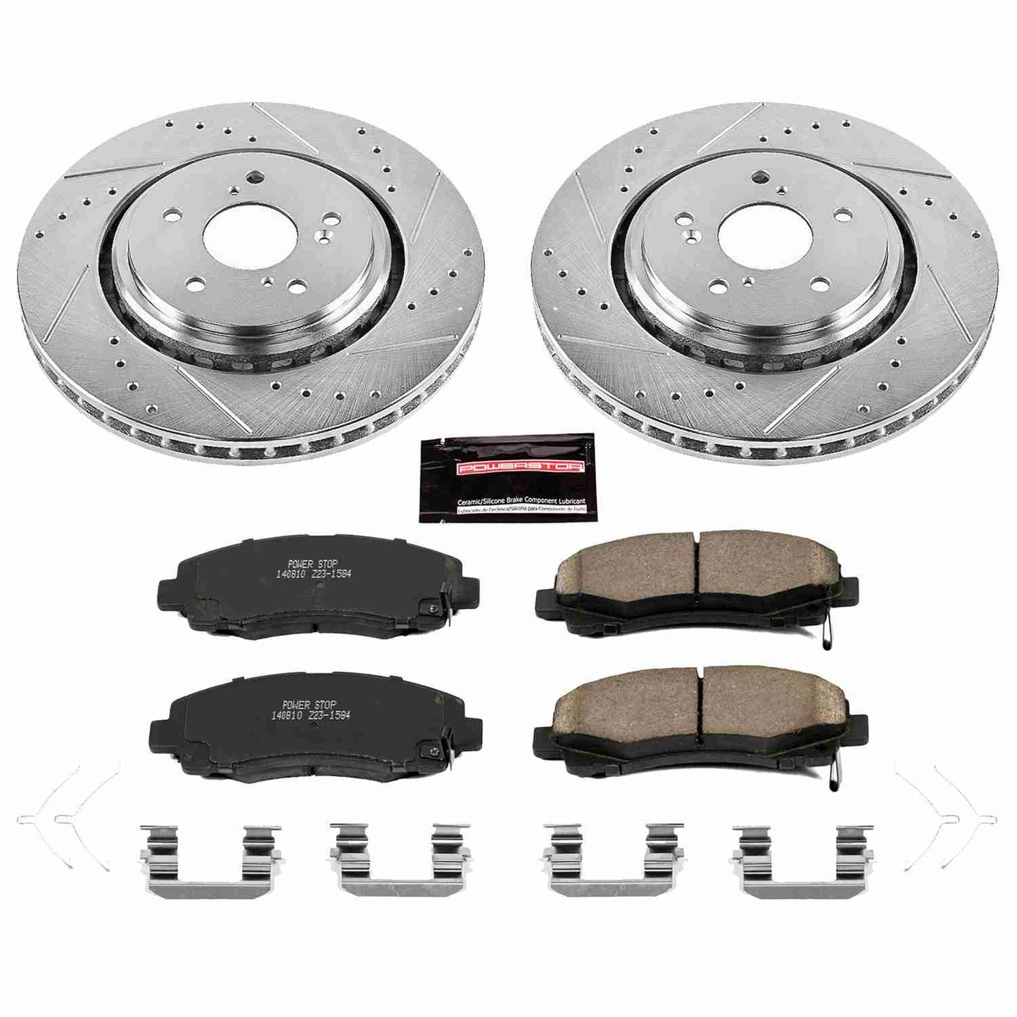 PowerStop Power Stop 15-19 Acura TLX Front Z23 Evolution Sport Brake Kit K7214