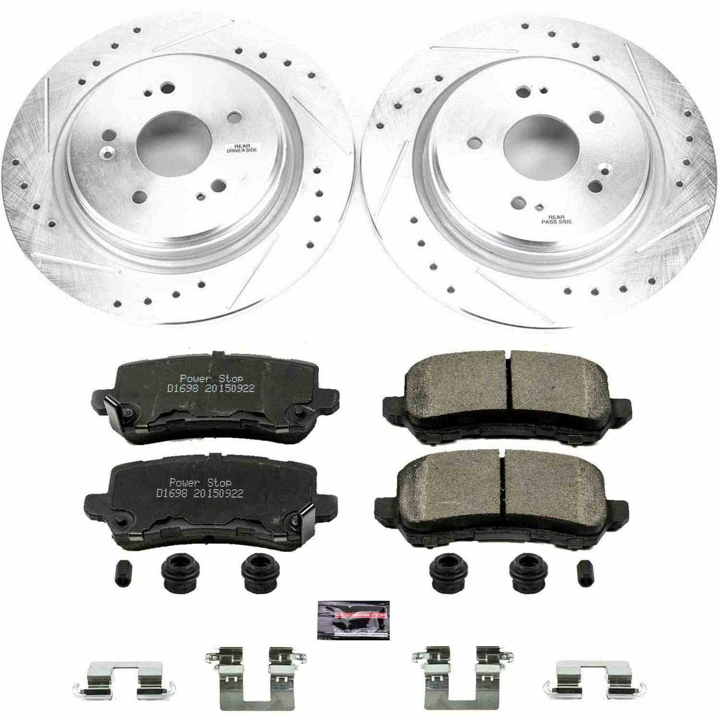 PowerStop Power Stop 15-19 Acura TLX Rear Z23 Evolution Sport Brake Kit K7216