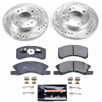 PowerStop Power Stop 14-15 Mitsubishi Mirage Front Z23 Evolution Sport Brake Kit K7217