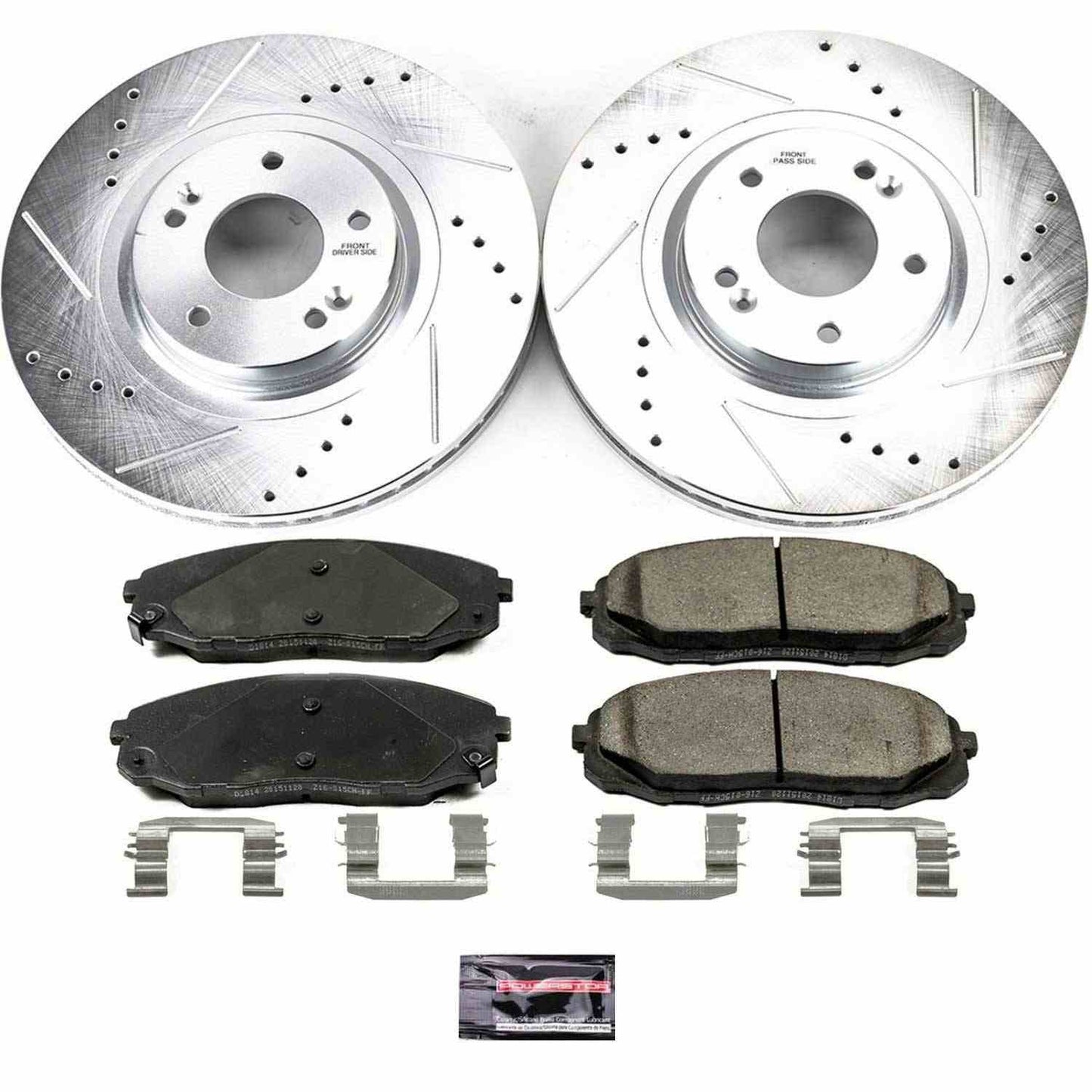 PowerStop Power Stop 15-19 Kia Sedona Front Z23 Evolution Sport Brake Kit K7218