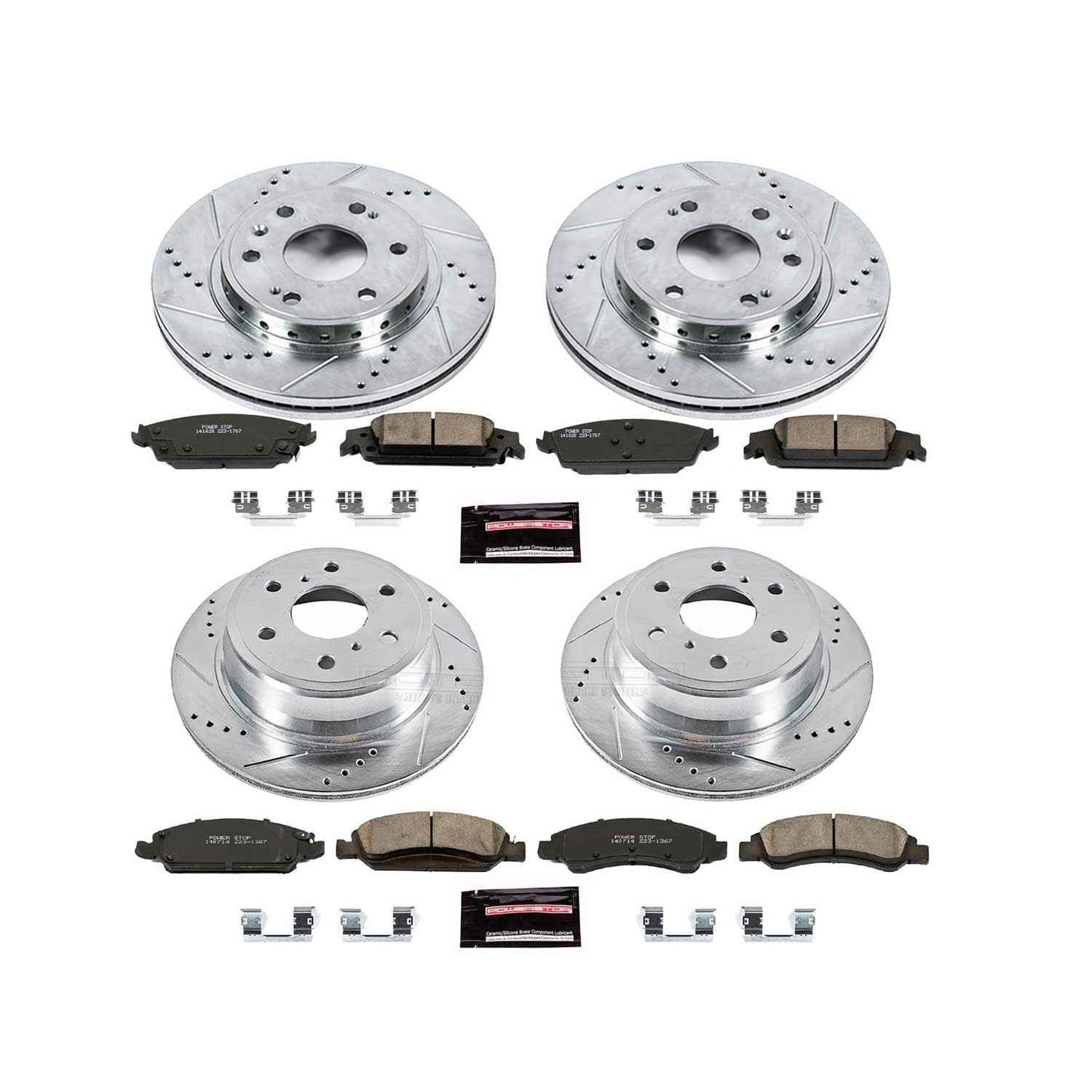PowerStop Power Stop 15-19 Chevrolet Tahoe Front & Rear Z23 Evolution Sport Brake Kit K7225