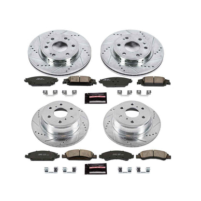 PowerStop Power Stop 15-19 Chevrolet Tahoe Front & Rear Z23 Evolution Sport Brake Kit K7225