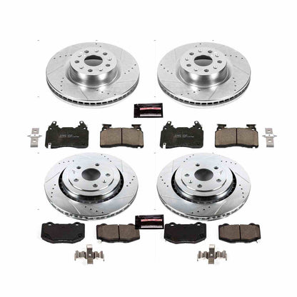 PowerStop Power Stop 16-19 Chevrolet Camaro Front & Rear Z23 Evolution Sport Brake Kit K7226