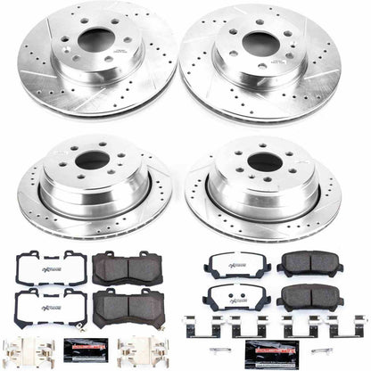 PowerStop Power Stop 15-18 Chevrolet Colorado Front & Rear Z36 Truck & Tow Brake Kit K7228-36
