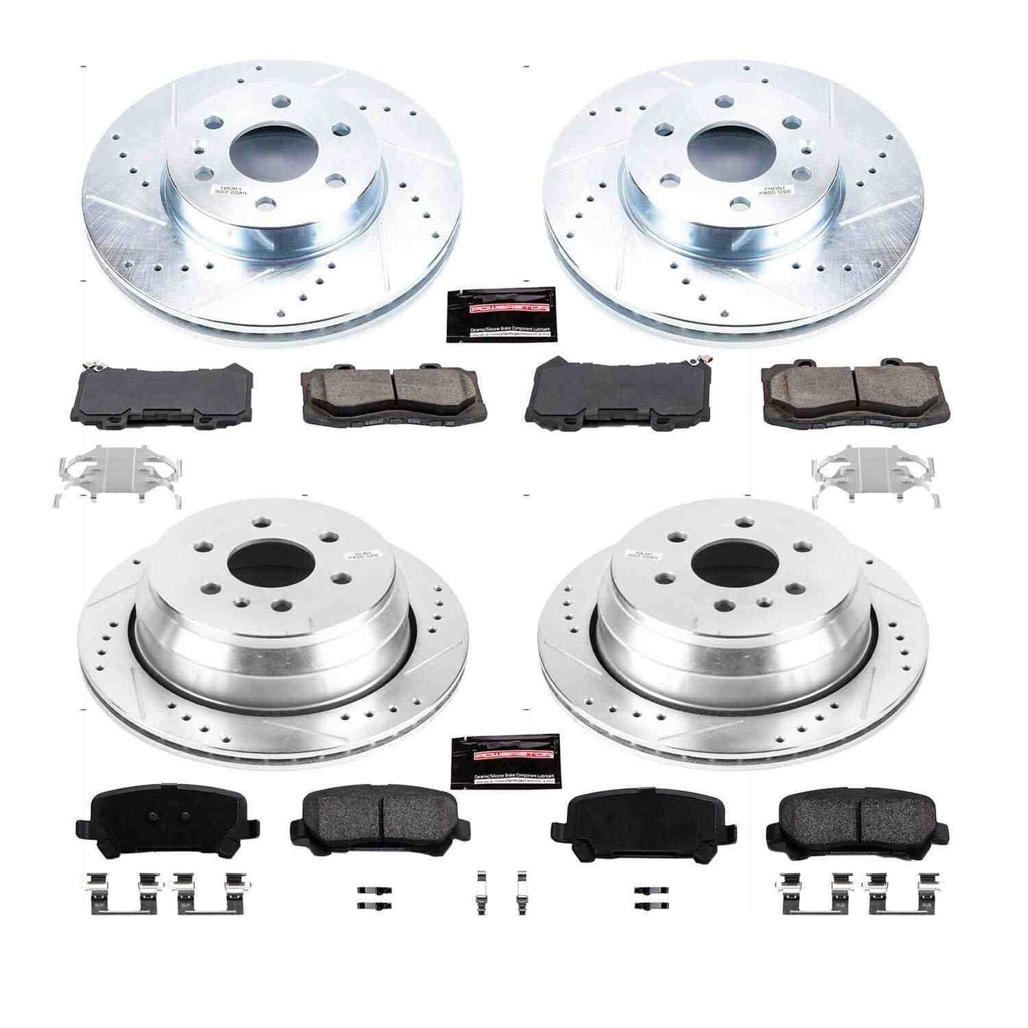 PowerStop Power Stop 15-18 Chevrolet Colorado Front & Rear Z23 Evolution Sport Brake Kit K7228