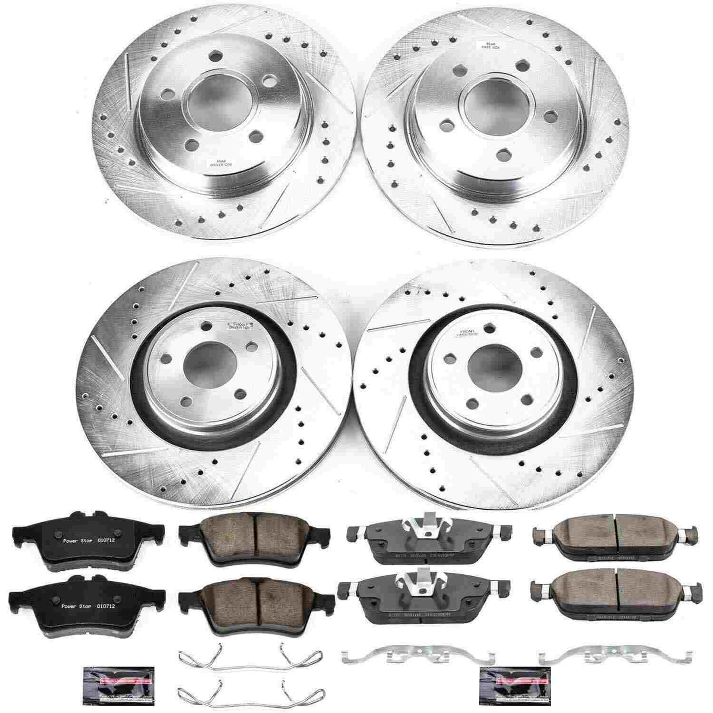 PowerStop Power Stop 15-18 Ford Focus Front & Rear Z23 Evolution Sport Brake Kit K7233