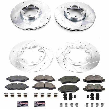 PowerStop Power Stop 15-18 Ford Transit-350 HD Front & Rear Z23 Evolution Sport Brake Kit K7234