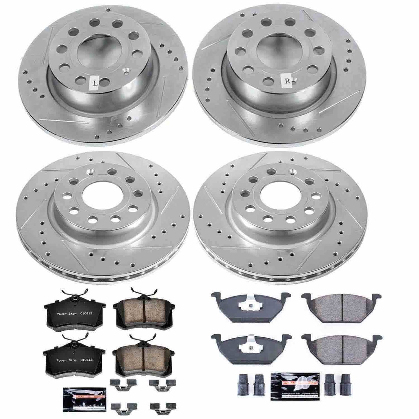 PowerStop Power Stop 13-15 Volkswagen Jetta Front & Rear Z23 Evolution Sport Brake Kit K7242