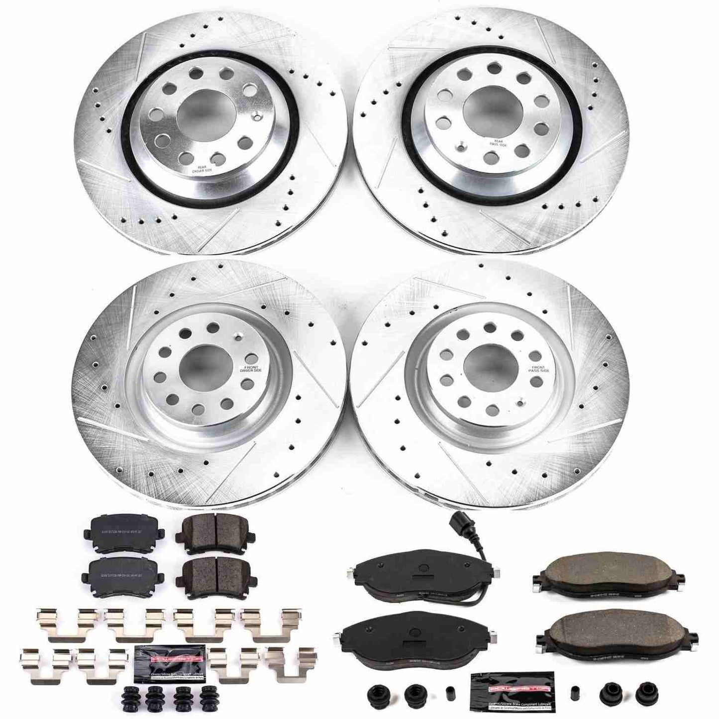 PowerStop Power Stop 12-17 Volkswagen CC Front & Rear Z23 Evolution Sport Brake Kit K7254
