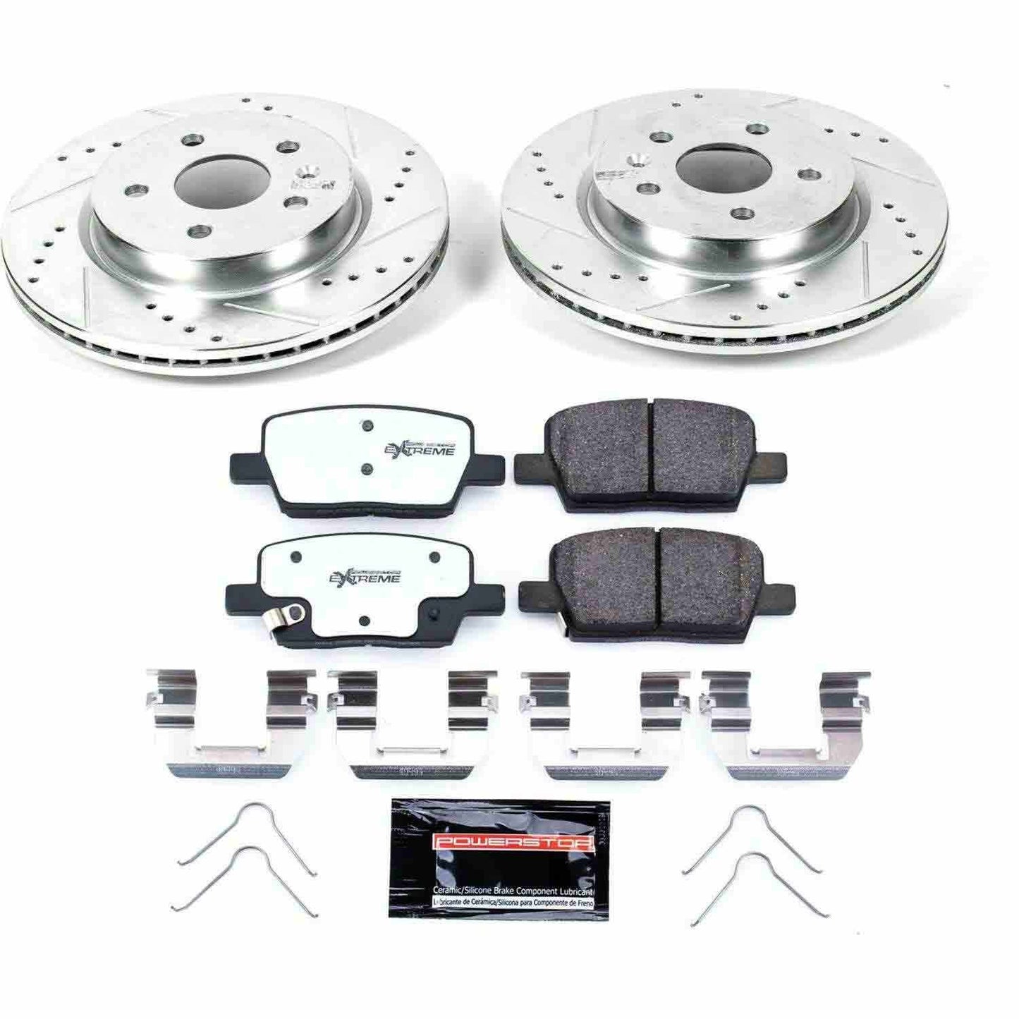 PowerStop Power Stop 16-18 Cadillac CT6 Rear Z26 Street Warrior Brake Kit K7289-26