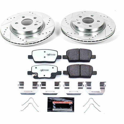 PowerStop Power Stop 16-18 Cadillac CT6 Rear Z26 Street Warrior Brake Kit K7289-26