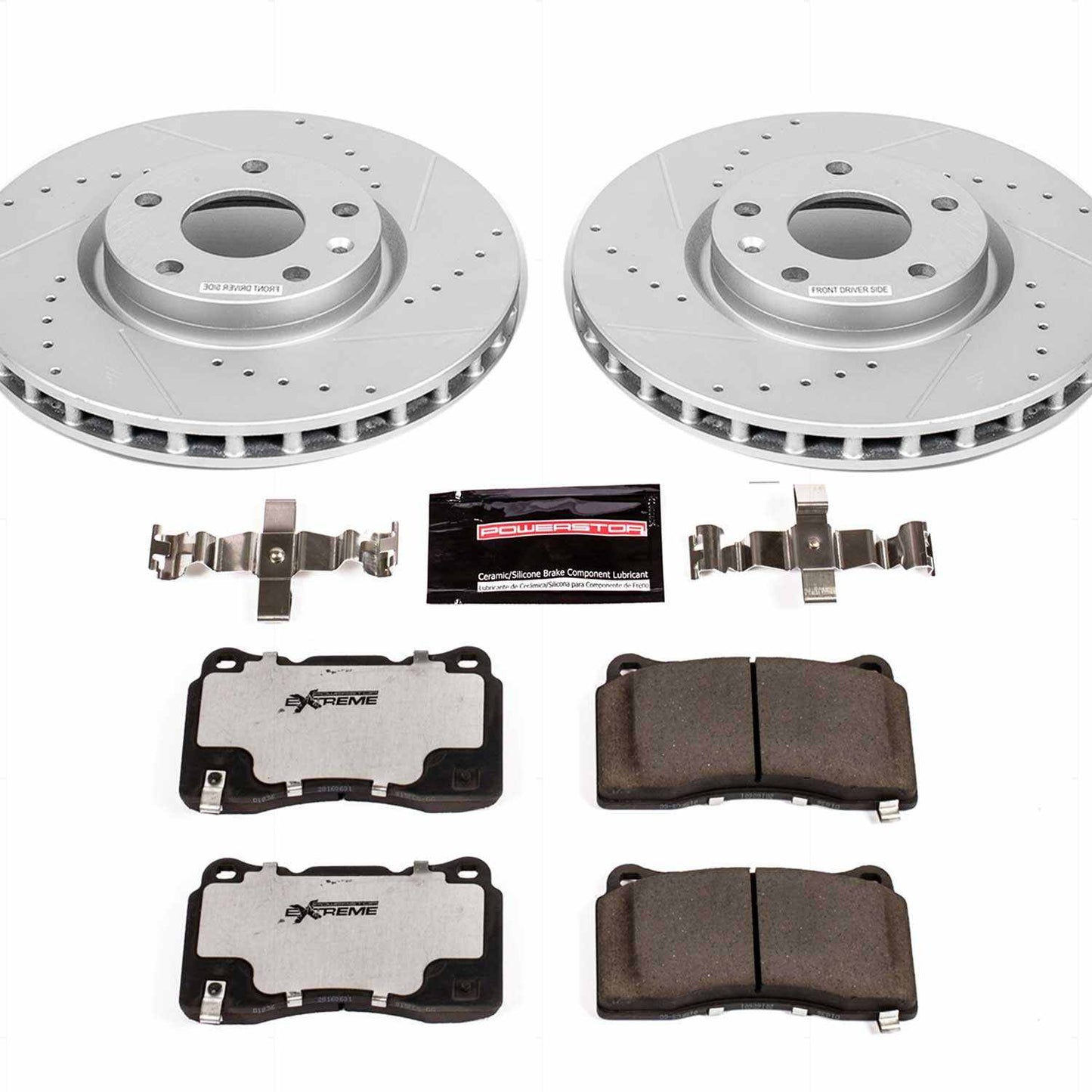 PowerStop Power Stop 15-19 Chevrolet Corvette Front Z26 Street Warrior Brake Kit K7290-26